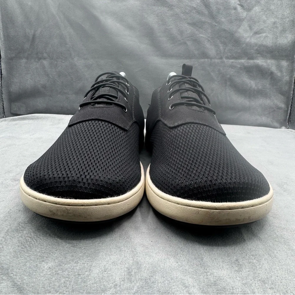 OluKai Nohea Moku Mens Size 10 Black Lace Up‎ Boat Casual Shoes